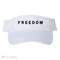 Freedom Offended Does't Mean Your Right Charlie Kirk Front & Back Visor thumb 0