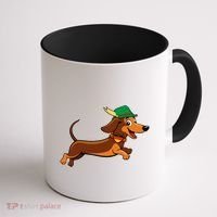 Funny Oktoberfest Dachshund Coffee Mug thumb 1