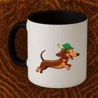 Funny Oktoberfest Dachshund Coffee Mug thumb 2