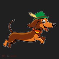 Funny Oktoberfest Dachshund Beanie thumb 2