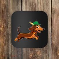 Funny Oktoberfest Dachshund Coaster thumb 0