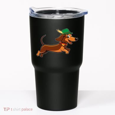 Funny Oktoberfest Dachshund Tumbler