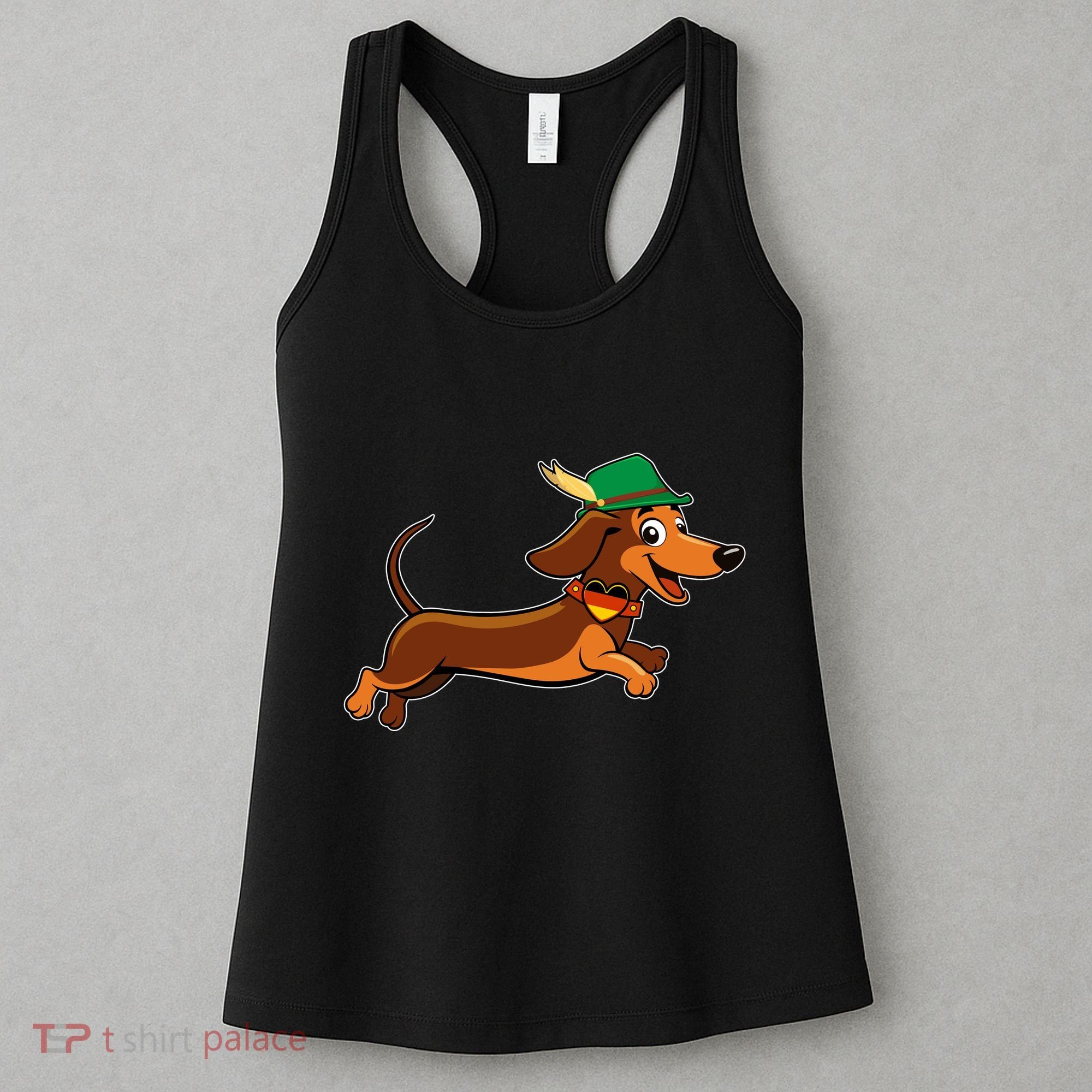 Funny Oktoberfest Dachshund Women's Tank Top