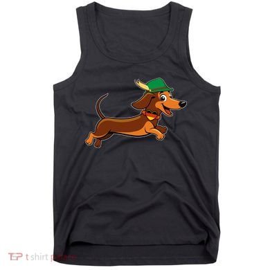 Funny Oktoberfest Dachshund Tank Top