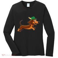 Funny Oktoberfest Dachshund Women's Long Sleeve Shirt thumb 0