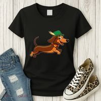 Funny Oktoberfest Dachshund Women's T-Shirt thumb 3