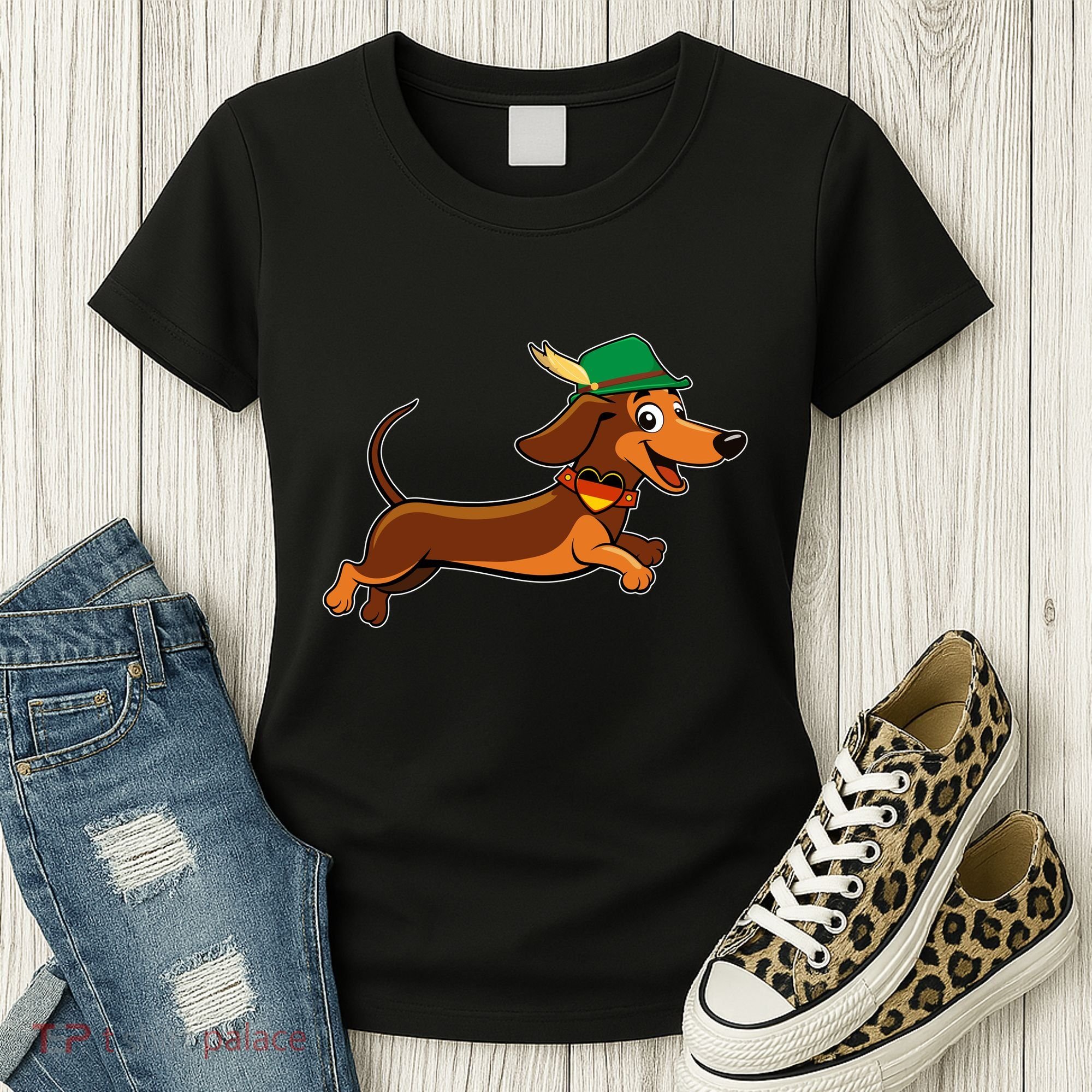 Funny Oktoberfest Dachshund Women's T-Shirt