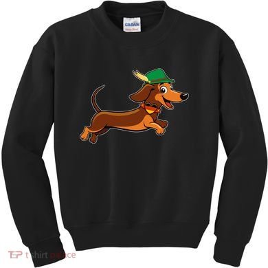 Funny Oktoberfest Dachshund Kids Sweatshirt