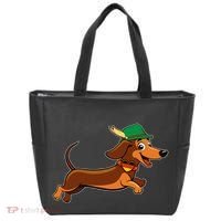 Funny Oktoberfest Dachshund Tote Bag thumb 0