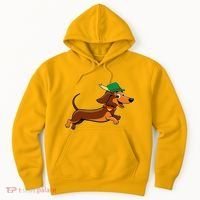 Funny Oktoberfest Dachshund Hoodie thumb 0