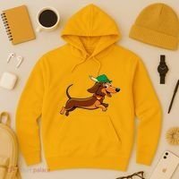Funny Oktoberfest Dachshund Hoodie thumb 3