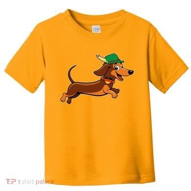 Funny Oktoberfest Dachshund Toddler T-Shirt