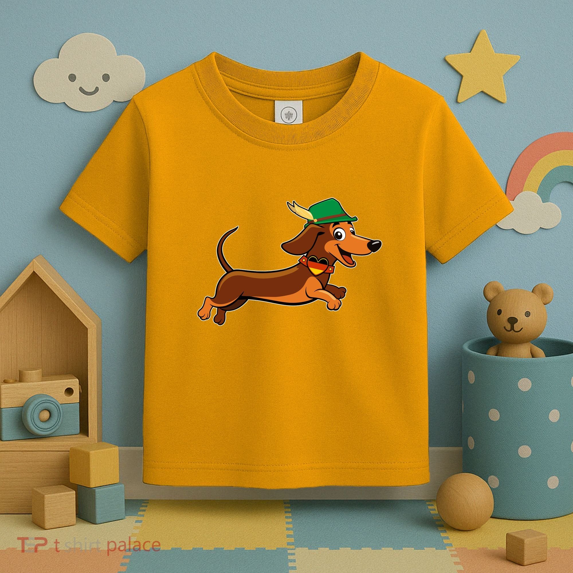 Funny Oktoberfest Dachshund Toddler T-Shirt