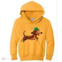 Funny Oktoberfest Dachshund Kids Hoodie thumb 0