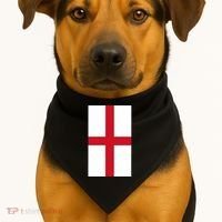 Flag Of England USA-Made Doggie Bandana thumb 1