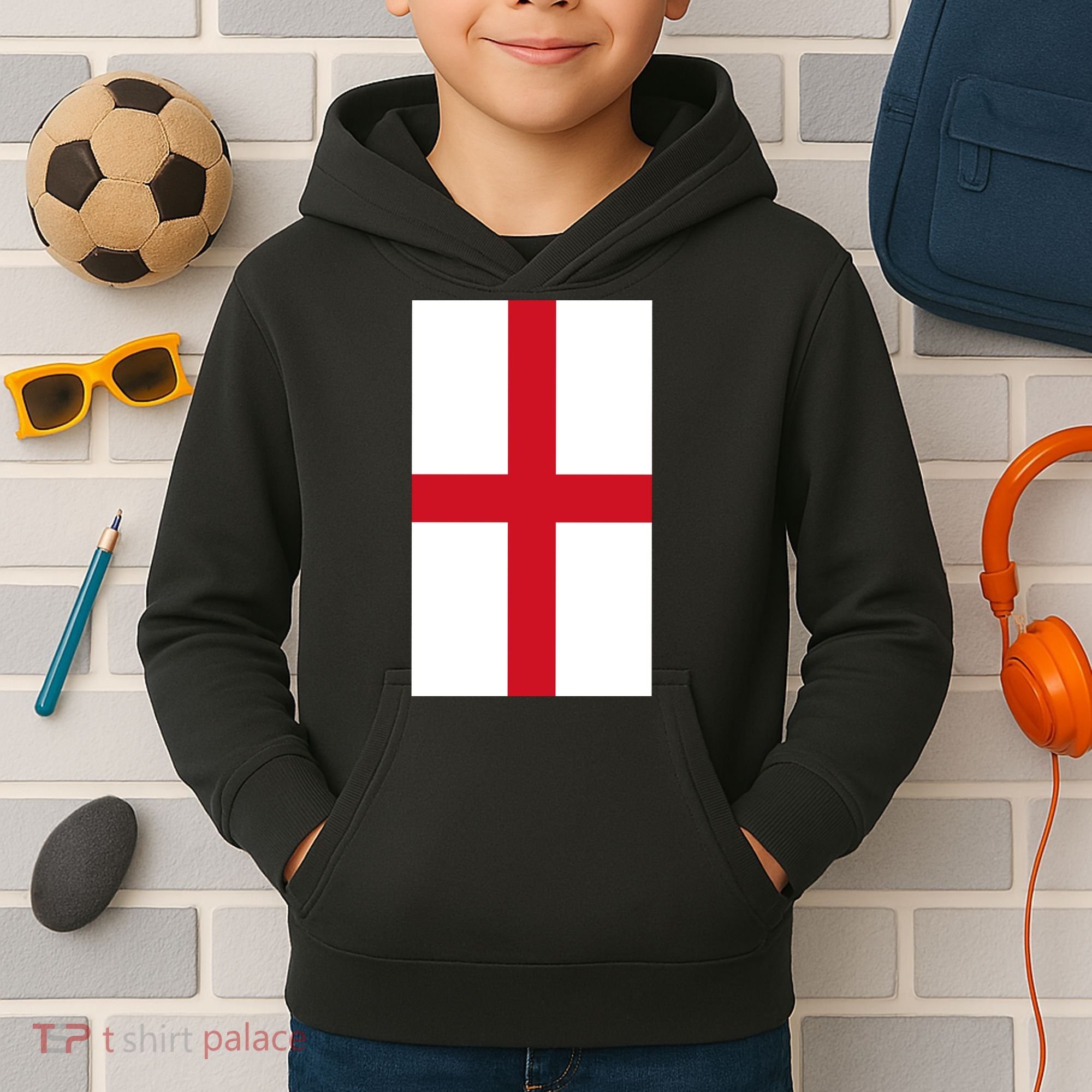 Flag Of England Kids Hoodie