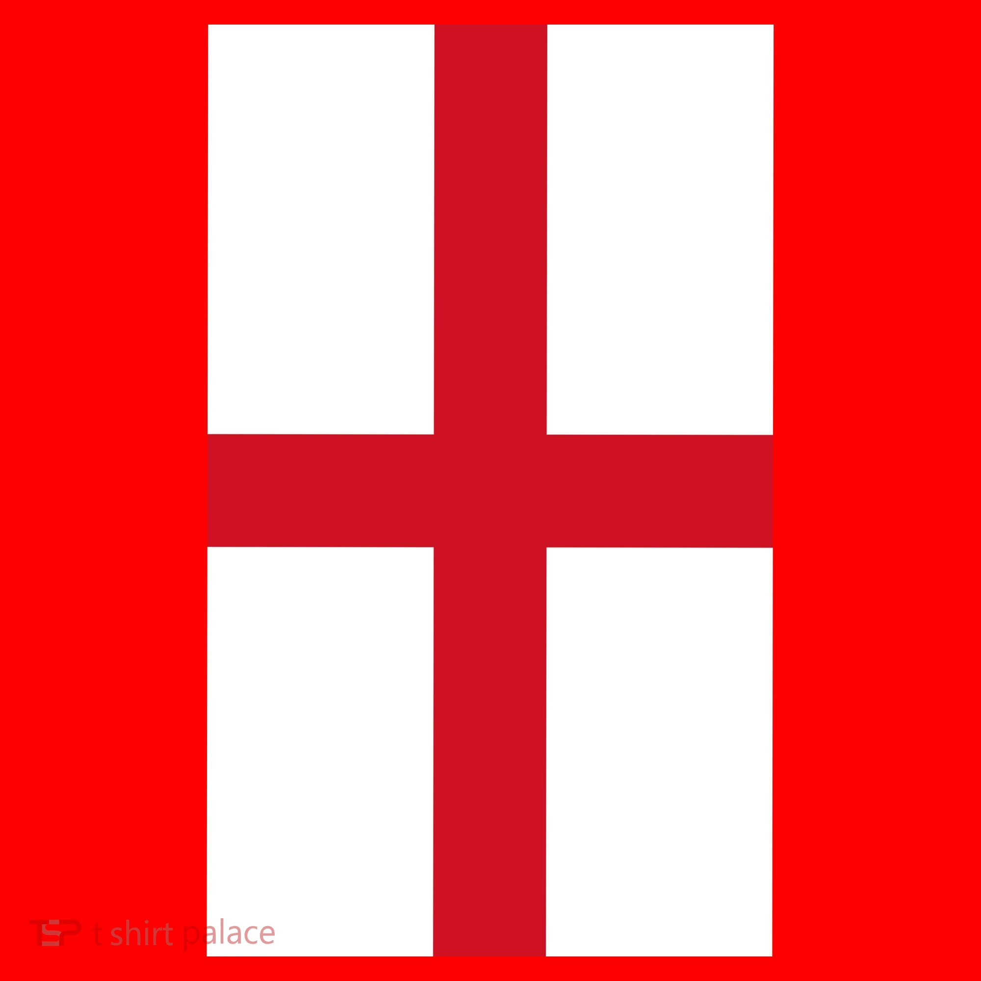 Flag Of England Santa Hat
