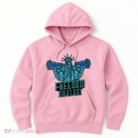 Freedom Or Else Statue Of Liberty Dual Guns Hoodie thumb 0