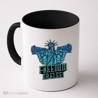 Freedom Or Else Statue Of Liberty Coffee Mug thumb 0