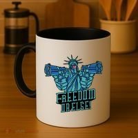 Freedom Or Else Statue Of Liberty Coffee Mug thumb 4