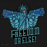 Freedom Or Else Statue Of Liberty Coaster thumb 2