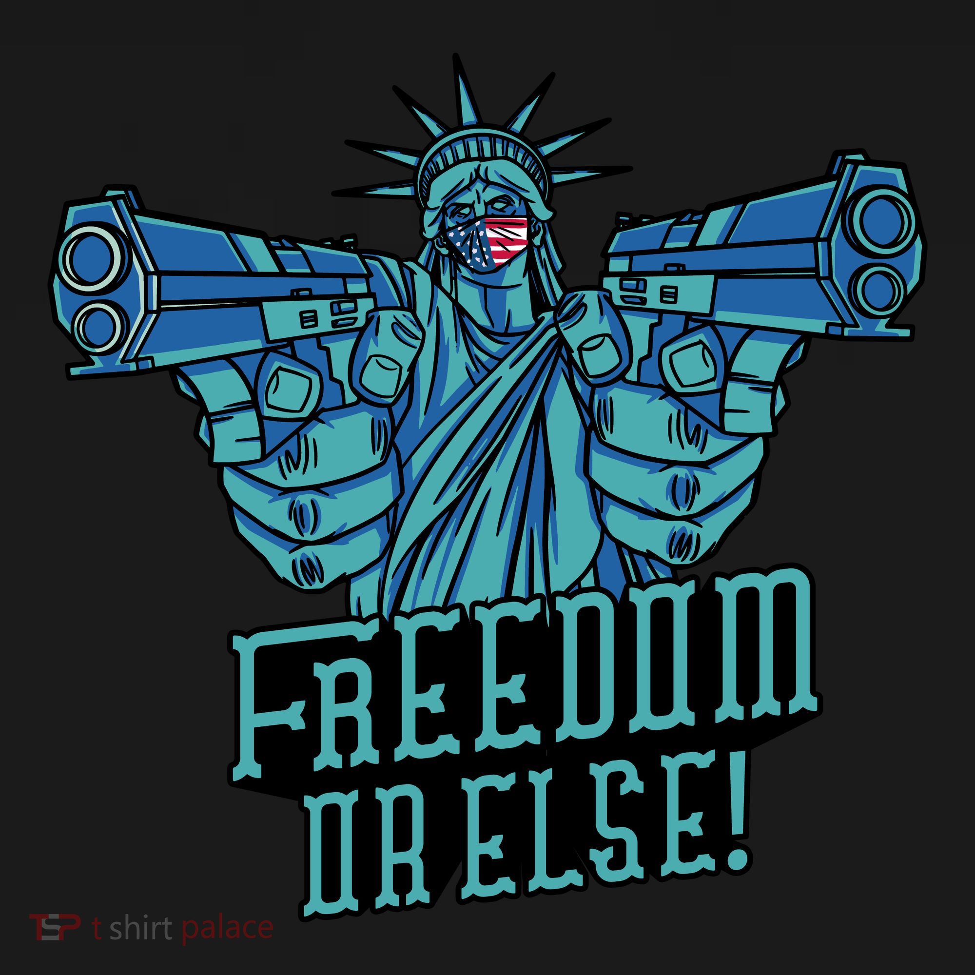 Freedom Or Else Statue Of Liberty Visor