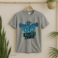 Freedom Or Else Statue Of Liberty T-Shirt thumb 2