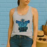 Freedom Or Else Statue Of Liberty Women's Tank Top thumb 2