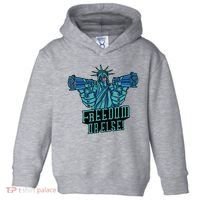 Freedom Or Else Statue Of Liberty Toddler Hoodie thumb 0