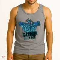 Freedom Or Else Statue Of Liberty Tank Top thumb 3