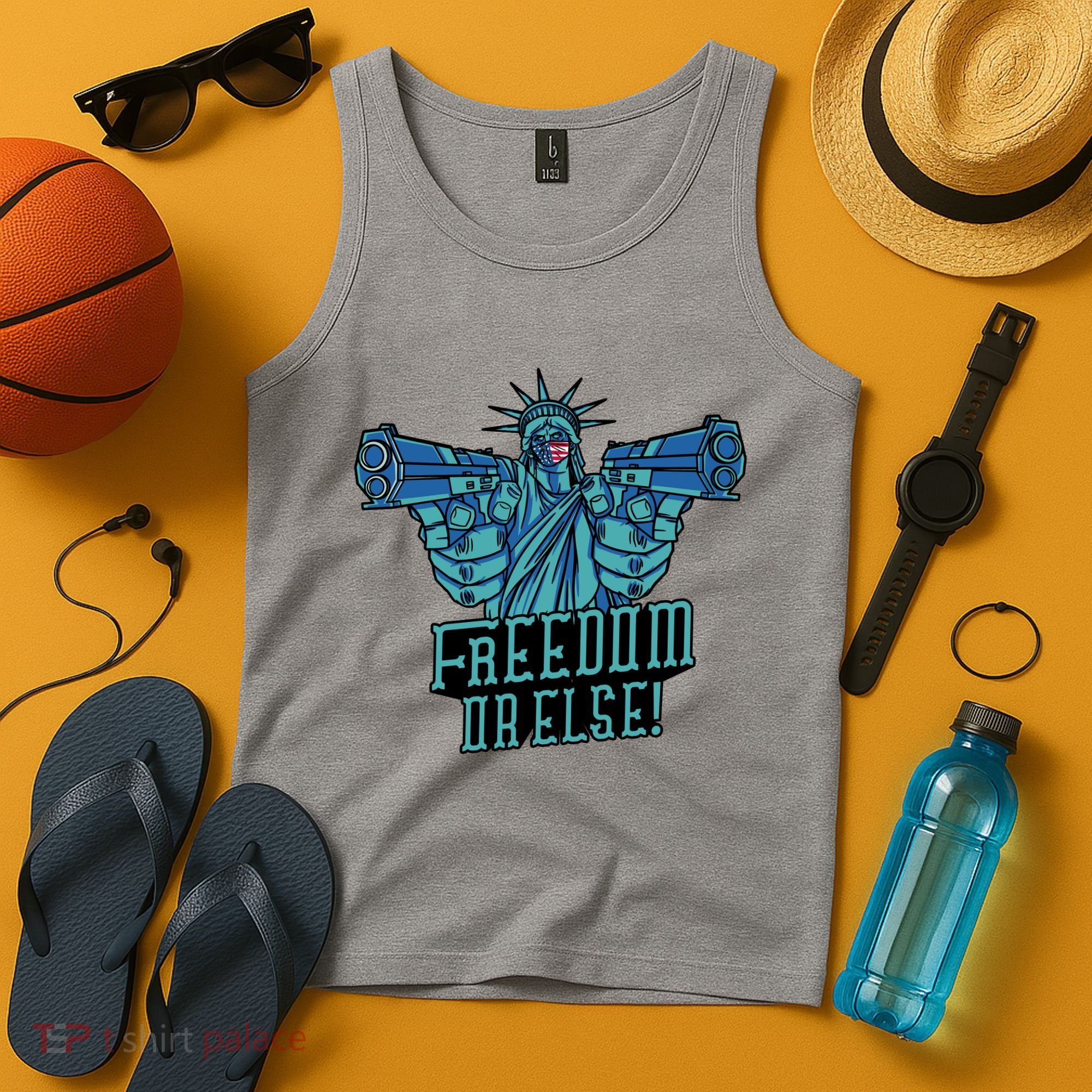Freedom Or Else Statue Of Liberty Tank Top