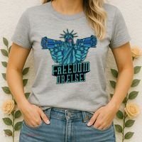 Freedom Or Else Statue Of Liberty Women's T-Shirt thumb 2