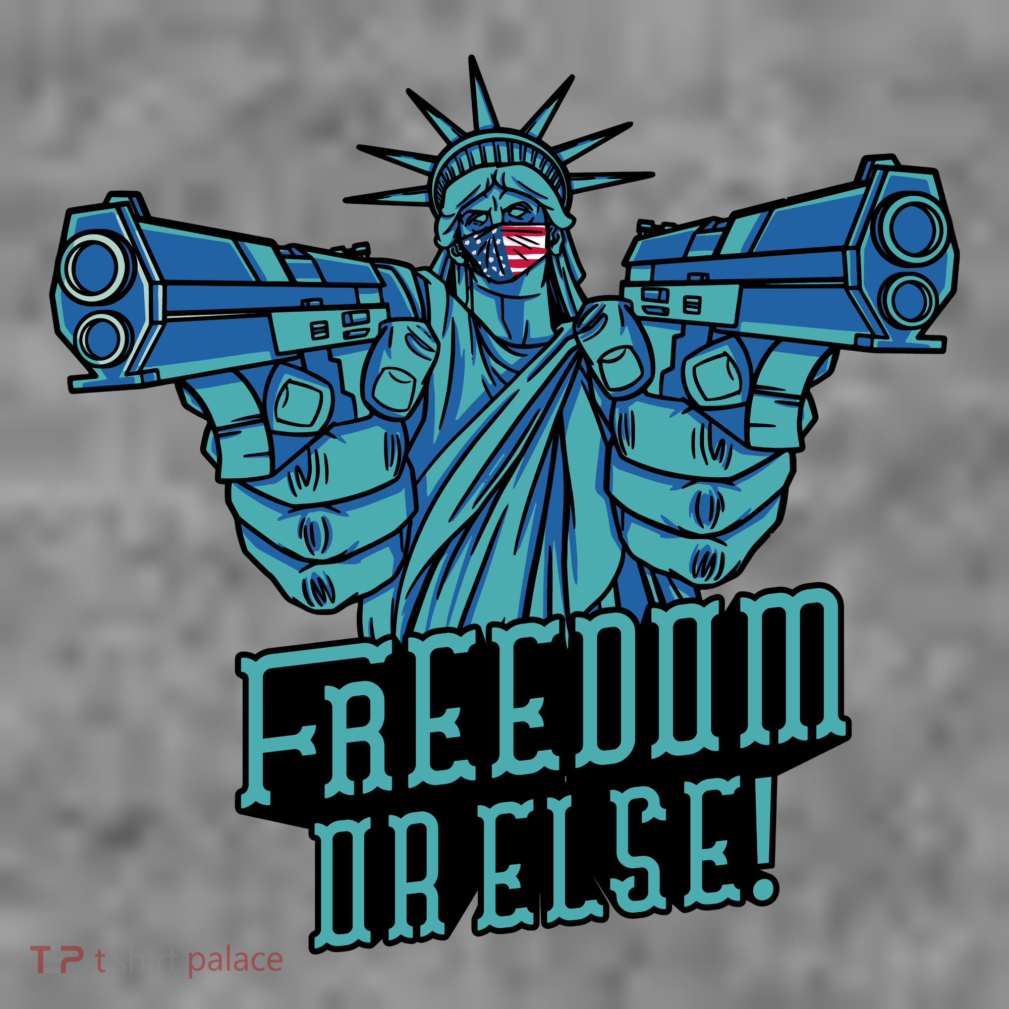 Freedom Or Else Statue Of Liberty Kids T-Shirt