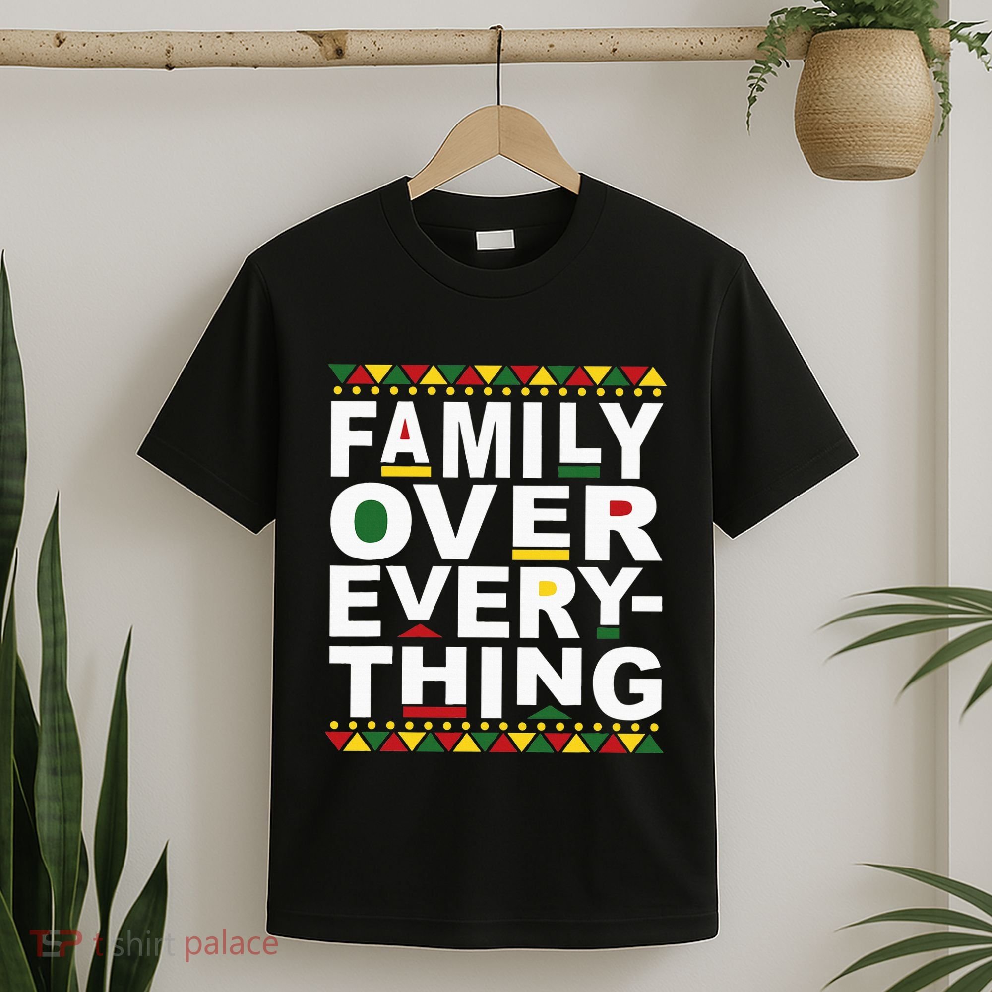 Family Over Everything Matching Reunion Family Picture T-Shirt