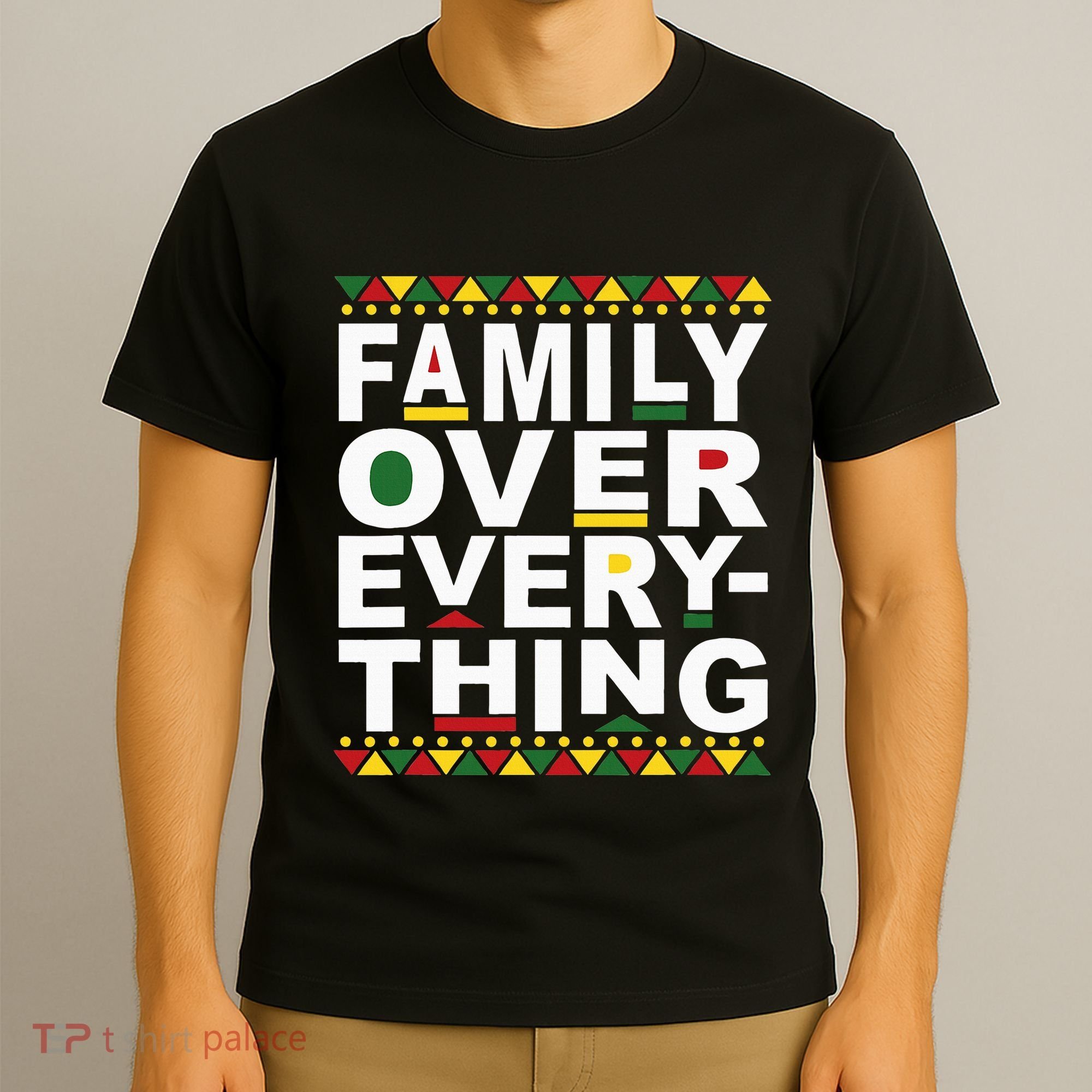 Family Over Everything Matching Reunion Family Picture T-Shirt