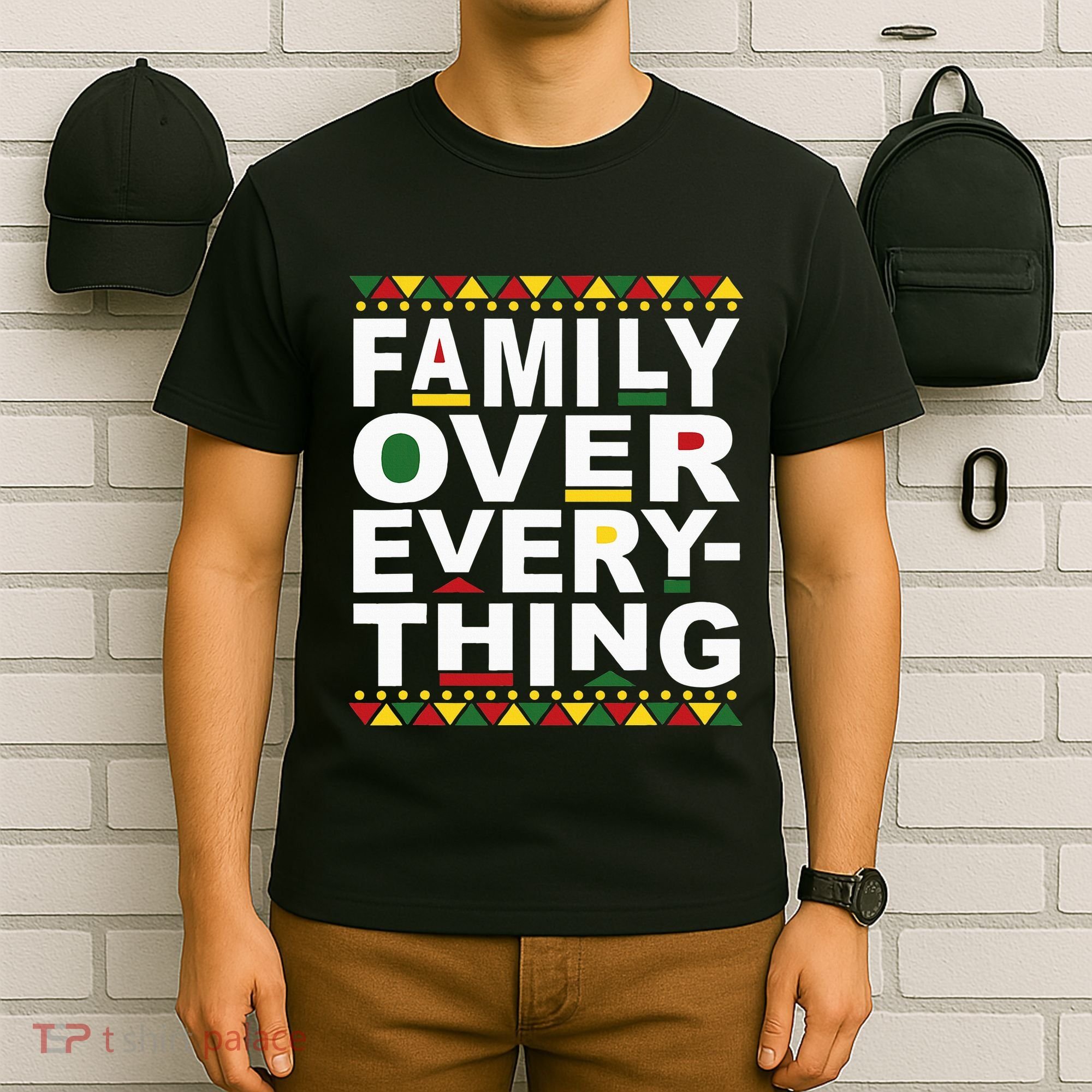 Family Over Everything Matching Reunion Family Picture T-Shirt