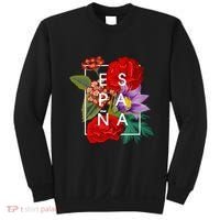 Flowers Of EspañA Spain Word Art Spanish Pride Sweatshirt thumb 0