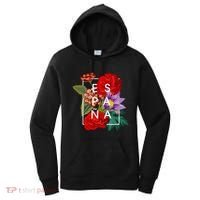 Flowers Of EspañA Spain Word Art Spanish Pride Women's Hoodie thumb 0