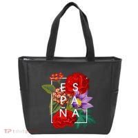Flowers Of EspañA Spain Word Art Spanish Pride Tote Bag thumb 0