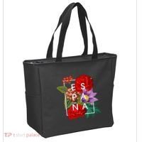 Flowers Of EspañA Spain Word Art Spanish Pride Tote Bag thumb 2