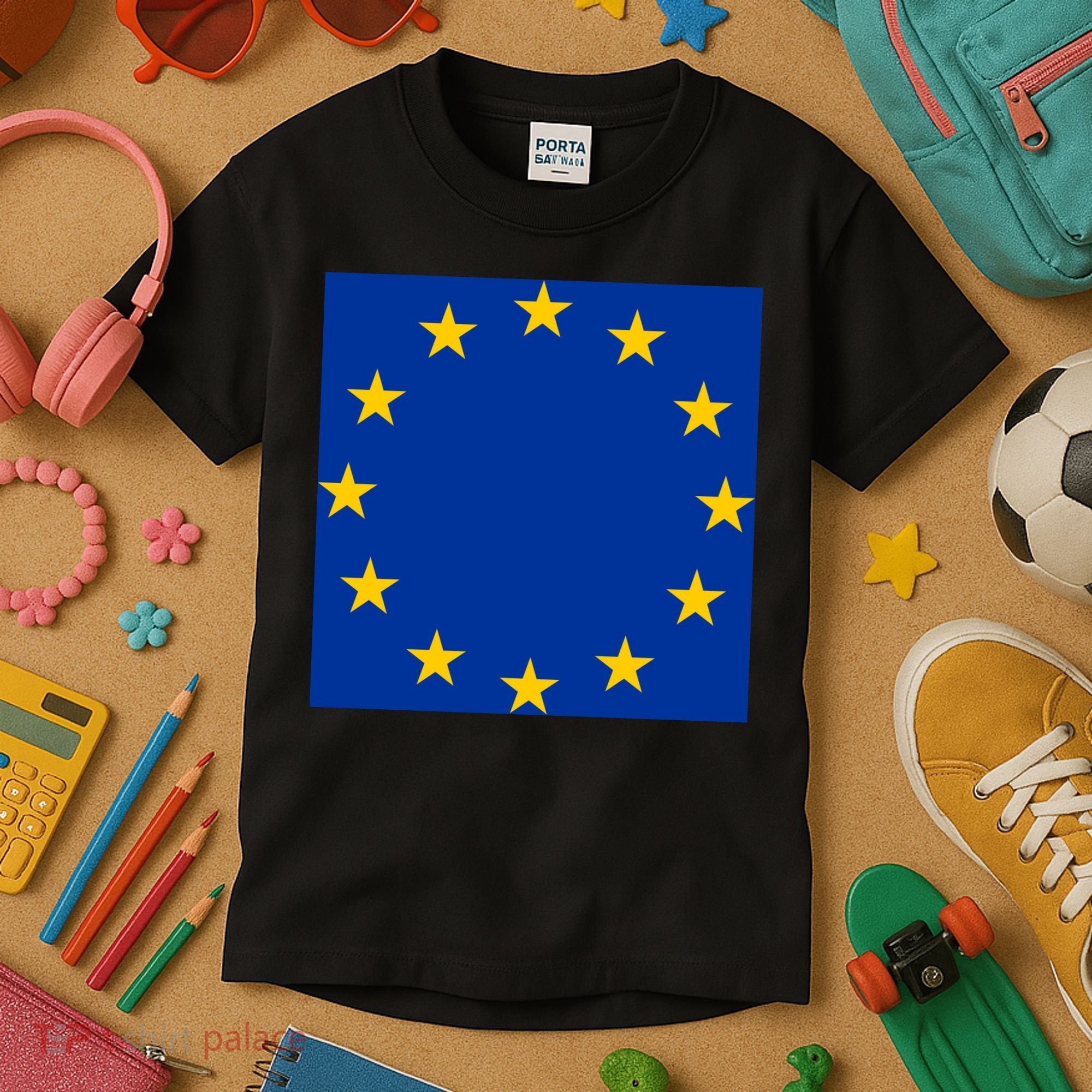 Flag Of Europe Kids T-Shirt