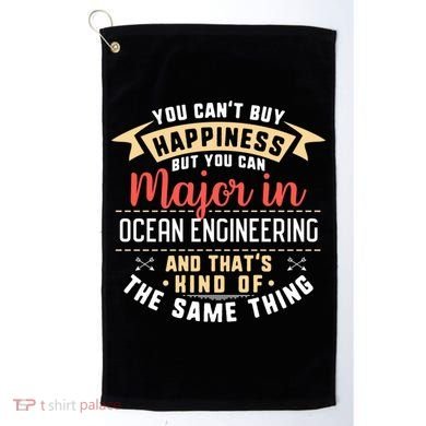 Funny Ocean Engineering Major Studengift Graduation Gift Golf Towel