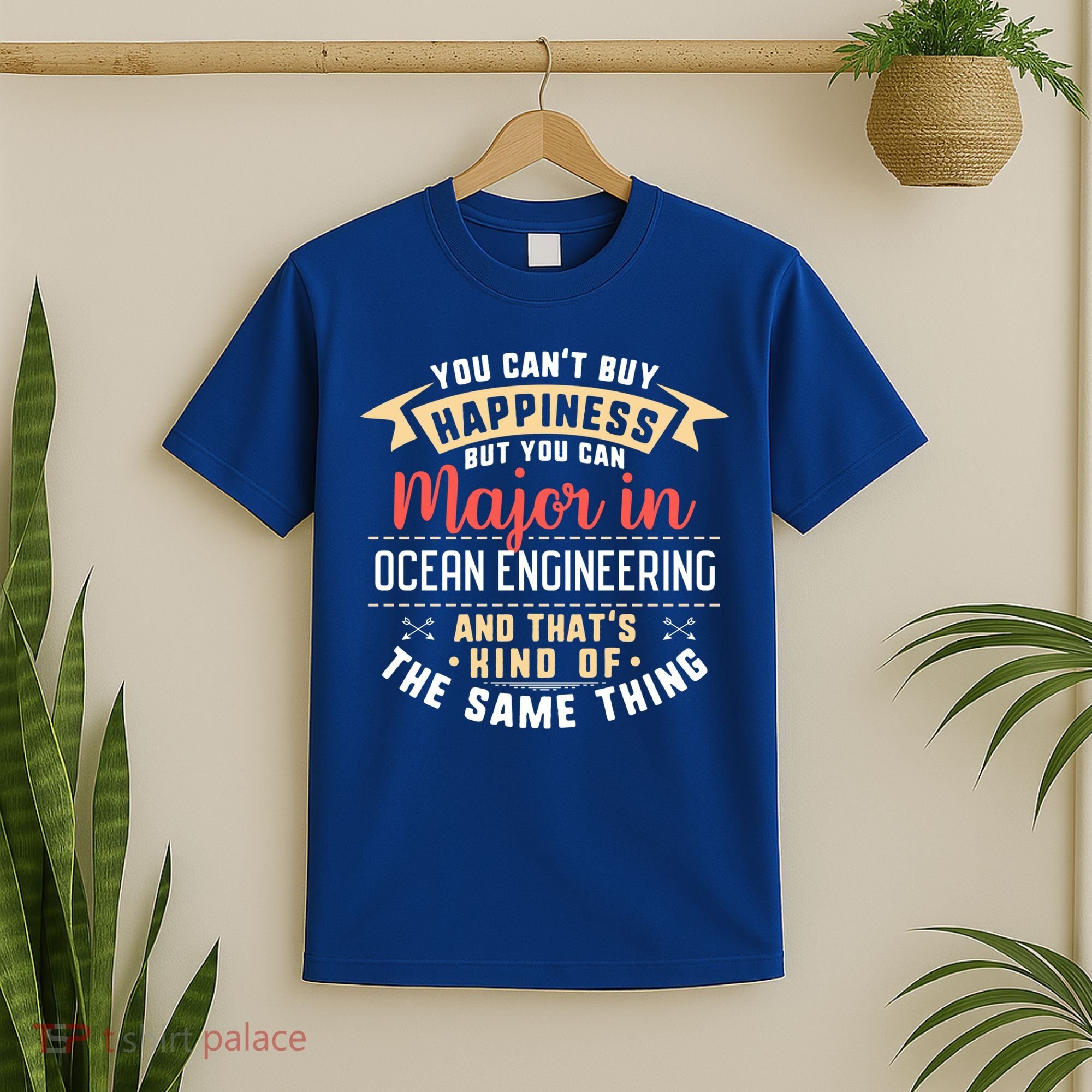 Funny Ocean Engineering Major Studengift Graduation Gift T-Shirt
