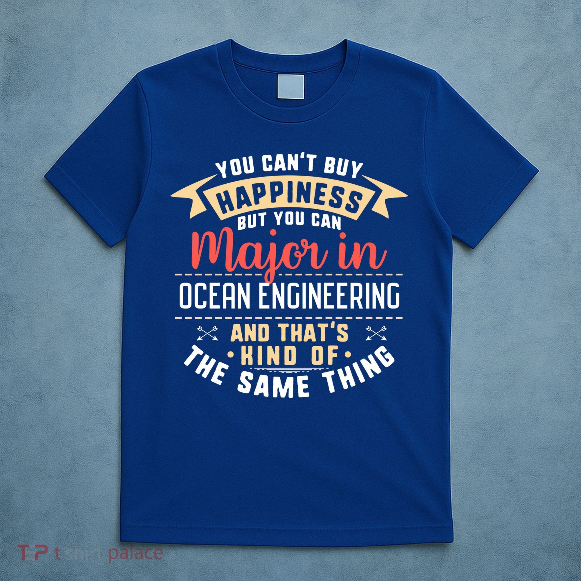 Funny Ocean Engineering Major Studengift Graduation Gift T-Shirt