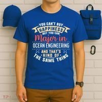 Funny Ocean Engineering Major Studengift Graduation Gift T-Shirt thumb 6