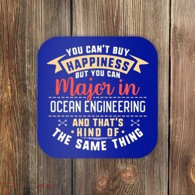 Funny Ocean Engineering Major Studengift Graduation Gift Coaster
