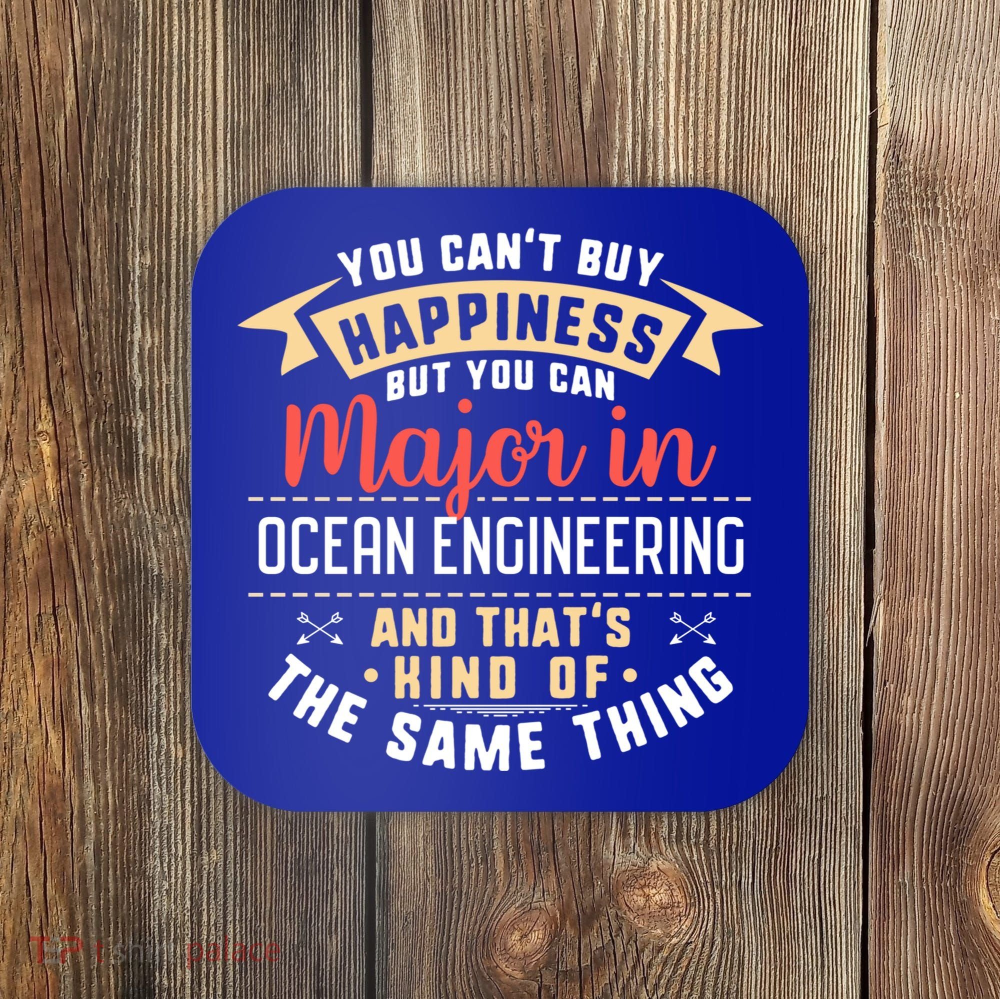 Funny Ocean Engineering Major Studengift Graduation Gift Coaster