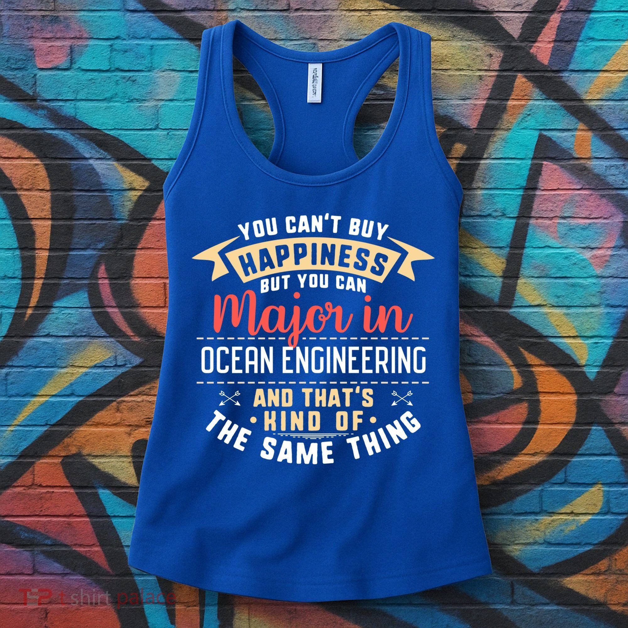 Funny Ocean Engineering Major Studengift Graduation Gift Women's Tank Top