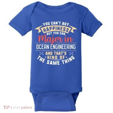 Funny Ocean Engineering Major Studengift Graduation Gift Baby Bodysuit