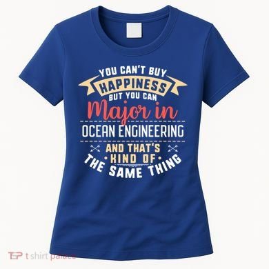 Funny Ocean Engineering Major Studengift Graduation Gift Women's T-Shirt